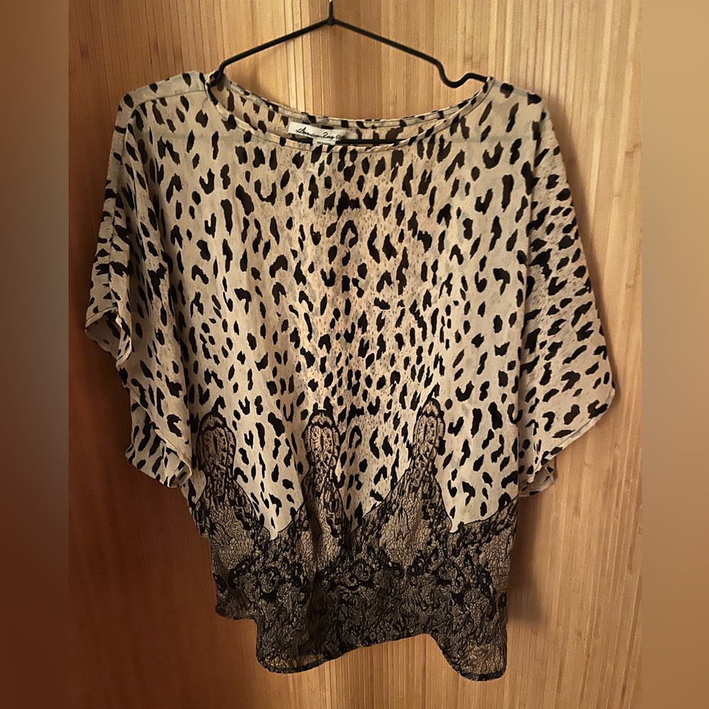 American Rag Leopard Print Women's Top